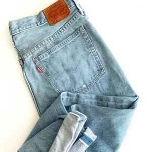 Womens Levi 501 Straight Selvedge Jeans 31